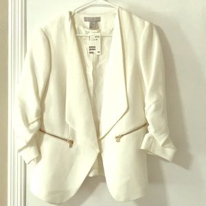 Brand new H&M Ivory and Gold blazer
